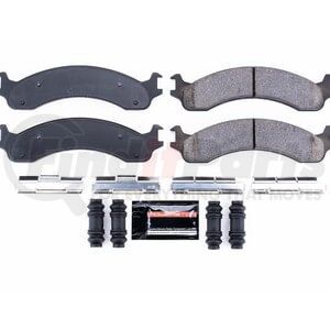 PowerStop Brakes Z23821 Disc Brake Pad Set Z23 EVOLUTION SPORT CARBON-FIBER BRAKE PADS W/ HARDWARE