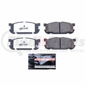 Z26891 by POWERSTOP BRAKES - Z26 STREET PERFORMANCE CARBON-FIBER CERAMIC BRAKE PADS