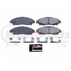 Z231896 by POWERSTOP BRAKES - Z23 EVOLUTION SPORT CARBON-FIBER BRAKE PADS W/ HARDWARE