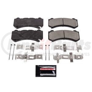 Z23-1405 by POWERSTOP BRAKES - Z23 EVOLUTION SPORT CARBON-FIBER BRAKE PADS W/ HARDWARE