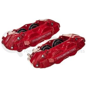 PowerStop Brakes S6278 Disc Brake Caliper Set Red Powder Coated Calipers