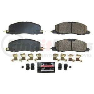 Z23-2230 by POWERSTOP BRAKES - Z23 EVOLUTION SPORT CARBON-FIBER BRAKE PADS W/ HARDWARE