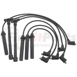 ACDelco 9466N Spark Plug Wire Set Spark Plug Wire Set - Solid Boot, Silicone Rubber Insulation, Snap Lock