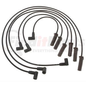 9756S by ACDELCO - Spark Plug Wire Set - Solid Boot, Silicone Insulation, 0.6 kOhm, Snap Lock