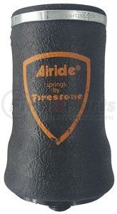 W023587001 by FIRESTONE - Airide® Air Spring - Sleeve Style, Orange Logo, 6.25" BCR, 8.46" Extended Height, 2.40" Compressed Height