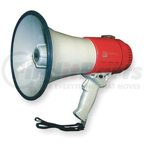 Federal Signal A12SA Speaker Voice Gun Portable Loudspeaker, AA Battery, 16 W Power Output, 70/100 VRMs