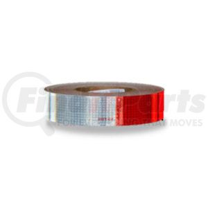 058396 by VELVAC - Reflective Tape - 2"x150' Roll of 11" Red/7"of White, 10 Year Warranty