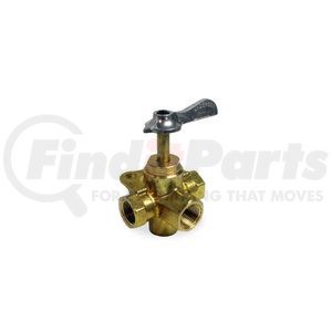 060001 by VELVAC - Shut-Off Valve - 3/8" FPT Bottom and Side Ports