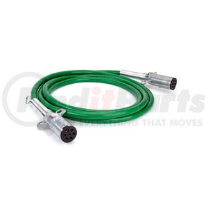 Velvac 590179 ABS Coiled Cable 7-Way ABS Straight Cable Assemblies - 1/8, 2/10, 4/12 Gauge, 20' Working Length