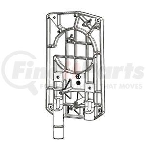 Velvac 709418-7 Door Mirror Clamp Door Mirror Clamp - Inner Support Plate and Pivot Clamp, Passenger Side