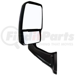 713801 by VELVAC - Model 2025 Mirror Driver Side - Black, Deluxe Mirror Head