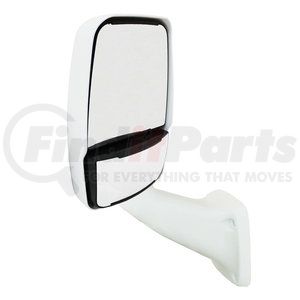 714183 by VELVAC - 2025 Deluxe Series Door Mirror - White, Driver Side