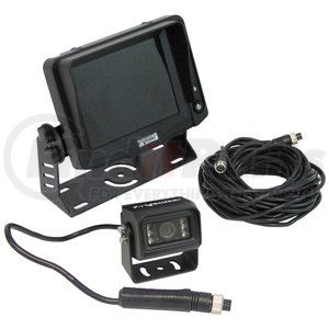719598 by VELVAC - Park Assist Camera and Monitor Kit - Adjustable Rear View Camera, 5" Color LCD Monitor, 34' LCD Cable