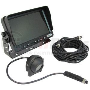 719596 by VELVAC - Park Assist Camera and Monitor Kit - Rear & Side View Camera, 7" Color LCD Monitor, 2-25' LCD Cables