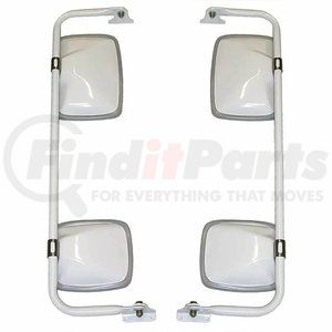 727067 by VELVAC - Door Mirror - White, Complete Pair