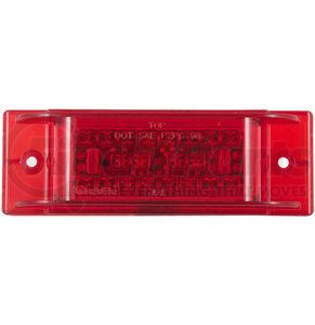 21280R by TRUCK-LITE - Auxiliary Light - 12 Volt LED, Rectangle, Red, Surface Mount