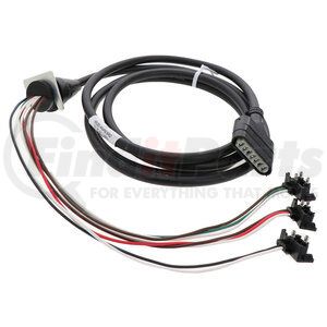 77251 by TRUCK-LITE - Tractor Brake / Tail / Turn / Back Up Light Wiring Harness - 77 Series, Right Hand Side, 120 Inch