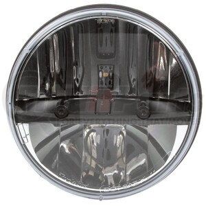 27270C by TRUCK-LITE - Complex Reflector - 7" Round LED, 2 Diodes Headlight, Polycarbonate Lens, E-Coat Aluminum, 12-24V