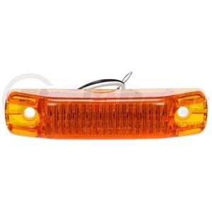 Truck-Lite 3550A Marker Light Signal-Stat, LED, Yellow Rectangular, 6 Diode, Marker Clearance Light, P2, 2 Screw, Hardwired,
