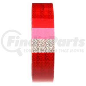 37 by TRUCK-LITE - Signal-Stat Reflective Tape - Red/White, 2 in. x 150 ft.