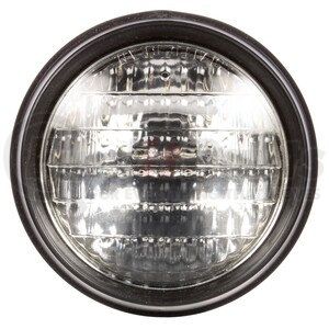 620W by TRUCK-LITE - Signal-Stat Work Light - 5 in. Round Incandescent, Black Housing, 1 Bulb, 12V, Stud