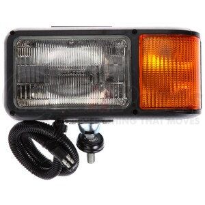 80810 by TRUCK-LITE - Snow Plow Light - Halogen, 2 Bulb, Polycarbonate, 4 x 6 in. Rectangular, Left Hand Side, 12V