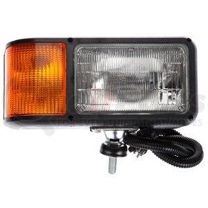 80820 by TRUCK-LITE - Snow Plow Light - Halogen, 2 Bulb, Polycarbonate, 4 x 6 in. Rectangular, Right Hand Side, 12V