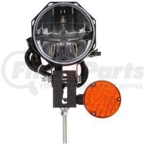 80879 by TRUCK-LITE - Snow Plow Light - LED, 23 Diode, Polycarbonate, 7 in. Round, Left Hand Side, 12-24V