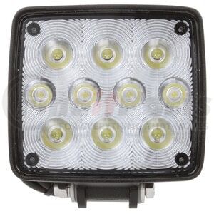 8160 by TRUCK-LITE - Signal-Stat Work Light - 4x3.75 in. Rectangular LED, Black Housing, 10 Diode, 12-36V, Stud, 819 Lumen