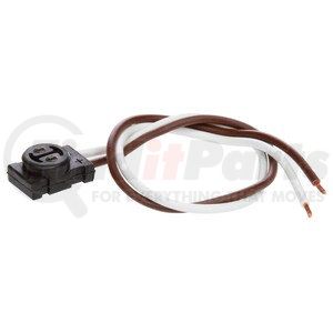 94237 by TRUCK-LITE - Strobe Light Wiring Harness - 16 Gauge GPT Wire, 10 in. Length, Fit 'N Forget M/C, Stripped End