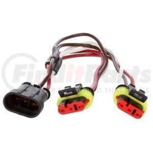95399 by TRUCK-LITE - Brake / Tail / Turn Signal Light Plug - 16 Gauge GPT Wire, Stop/Turn/Tail Function, 12.0 in. Length