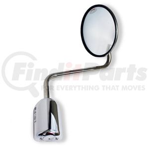 Velvac 714628 Door Blind Spot Mirror Door Blind Spot Mirror - Kit with 8.5" DuraBall Wide View Convex Mirror