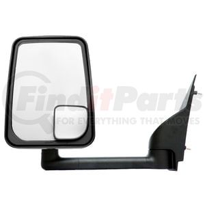 715409 by VELVAC - 2020 Standard Door Mirror - Black, 102" Body Width, Standard Head, Driver Side