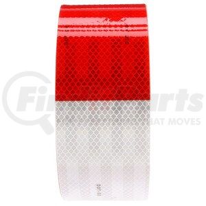 98102 by TRUCK-LITE - Reflective Tape - Red/White, 3 in. x 150 ft.
