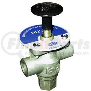 110644 by SEALCO - Air Brake Quick Release Valve - 3-Hole, Manual, Push / Pull, 1/4 in. NPT Ports