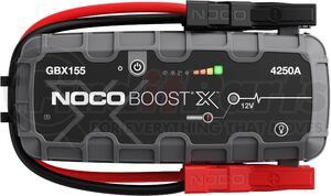 GBX155 by NOCO BATTERY CARE - Jump Starter - Lithium, 4250 Amps (Peak), 12V, 99W, 500 Lumens, IP65 (with Ports Closed)