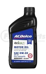 10-9236 by ACDELCO - Dexos 1™ GM Approved-Gen 2 Engine Oil, SAE 0W-20, API SP, Full Synthetic, 1 Quart