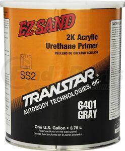 6401 by TRANSTAR - EZ Sand Primer - Gray, 1 Gallon, 2K Acrylic, Urethane