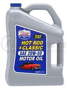 10684 by LUCAS OIL - Hot Rod & Classic Motor Oil - High Zinc, SAE 20W-50, 5 Quarts