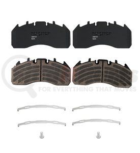 23D1311 by TORQSTOP - Disc Brake Pad Set - with Hardware, FMSI No. D1311-8426, 23K GAWR