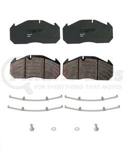 23D1407 by TORQSTOP - Disc Brake Pad Set - with Hardware, FMSI No. D1407-8515, 23K GAWR