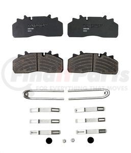 23D1438 by TORQSTOP - Disc Brake Pad Set - with Hardware, FMSI No. D1438-8556, 23K GAWR