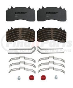 23D2061 by TORQSTOP - Disc Brake Pad Set - with Hardware, FMSI No. D2061-9294, 23K GAWR