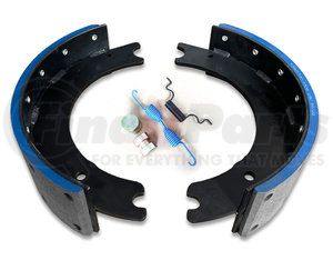 23K1308E by TORQSTOP - Drum Brake Shoe Kit - 15 in. Drum Dia., 4 in. Shoe Width, 1308E FMSI