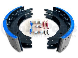 23K4524Q by TORQSTOP - Drum Brake Shoe Kit - 16.5 in. Drum Dia., 5 in. Shoe Width, 4524Q FMSI