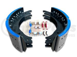 23K4514Q by TORQSTOP - Drum Brake Shoe Kit - 16.5 in. Drum Dia., 6 in. Shoe Width, 4514Q FMSI