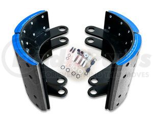 23K4591SF by TORQSTOP - Drum Brake Shoe Kit - 12.25 in. Drum Dia., 7.5 in. Shoe Width, 4591SF FMSI