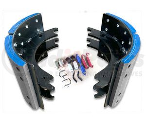 23K4692FC2 by TORQSTOP - Drum Brake Shoe Kit - 12.25 in. Drum Dia., 7.5 in. Shoe Width, 4692FC2 FMSI