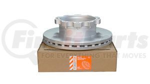 RUB76618 by TORQSTOP - Disc Brake Rotor - U-Shaped Type, With Hardware, For Freightliner / Sterling