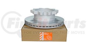 RUM56642 by TORQSTOP - Disc Brake Rotor - U-Shaped Type, w/o Hardware, Meritor® EX225, Transit/Coach